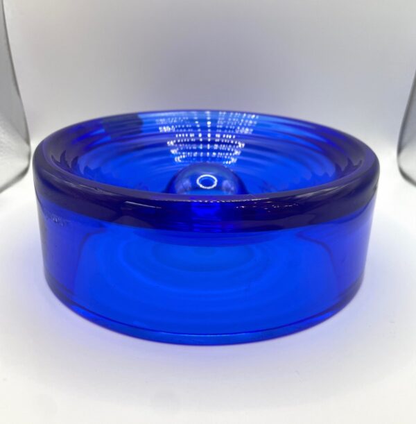 Vide Poche En Cristal Bleu - Daum France