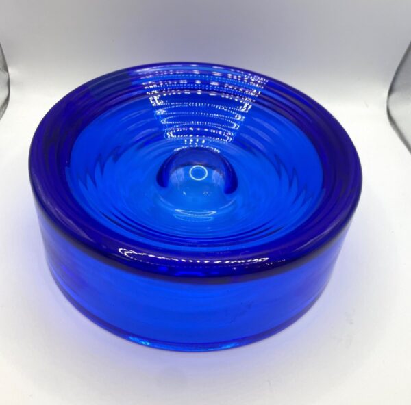 Vide Poche En Cristal Bleu - Daum France