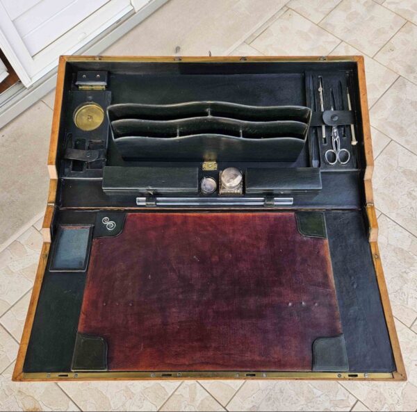 Bureau d'Officier De Campagne Charles X Signé Girardeau Paris