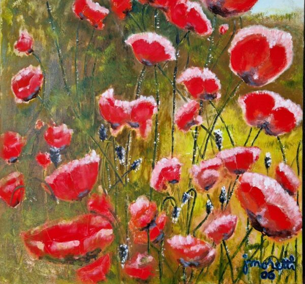 Les Coquelicots Par J. Moretti