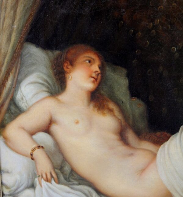 Danaë par Tizian (1488-1576), après