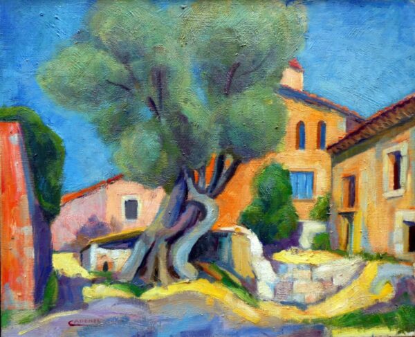 Léon Cadenel (1903-1985) La Vieille Ferme Aux Baléares