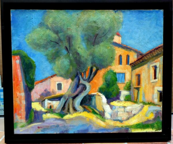 Léon Cadenel (1903-1985) La Vieille Ferme Aux Baléares